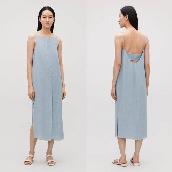 Cos Chiffon Dress Size 12 - Picture 2 of 7